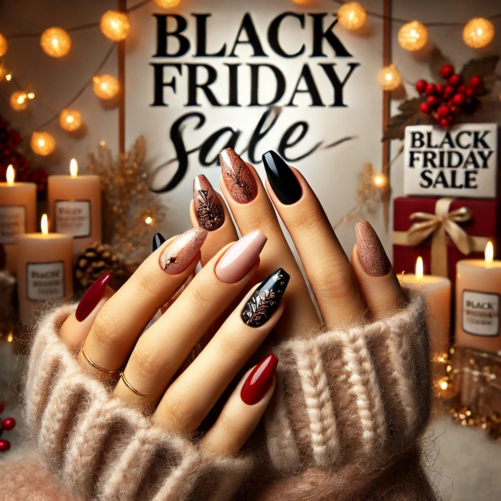  Countdown to Black Friday: Festive Press On Nails Are Coming Soon!