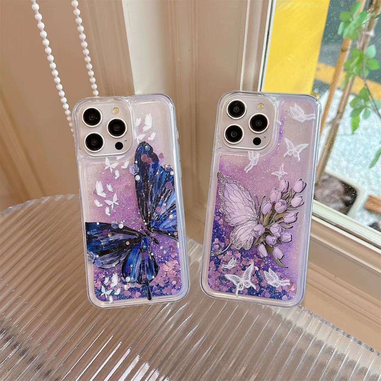 Purple Butterfly Case