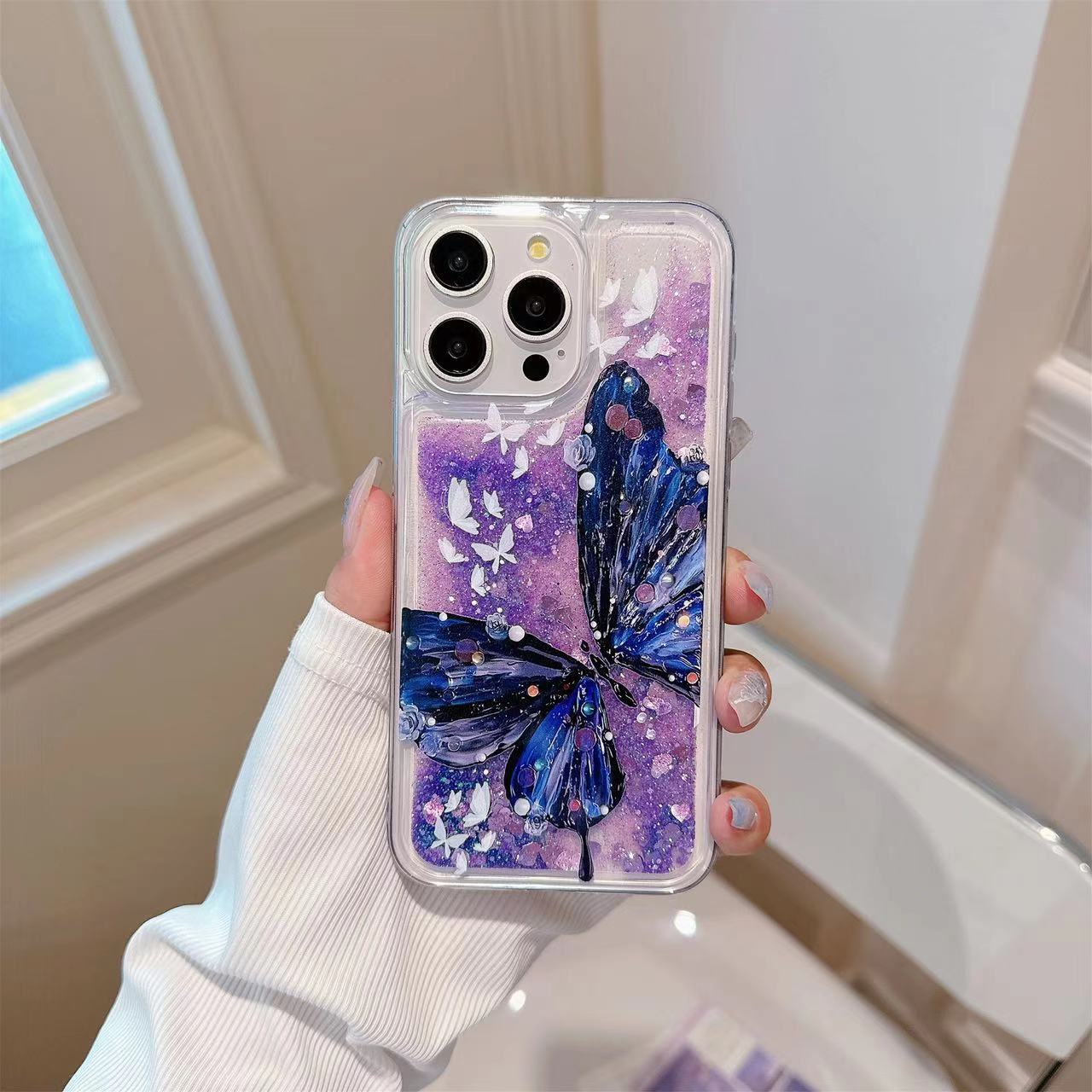 Purple Butterfly Case