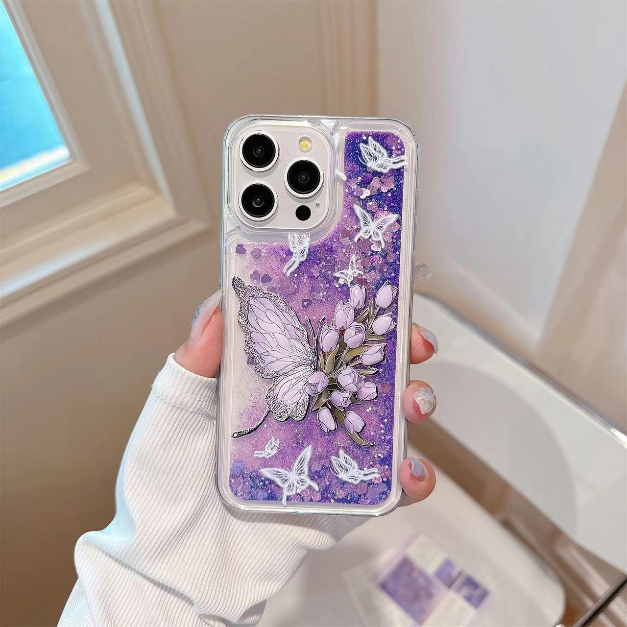 Purple Butterfly Case