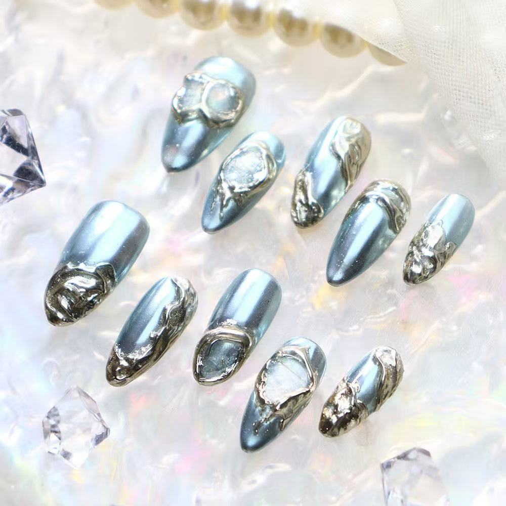 Lake-Blue Time Space Tunnel/chrome powder