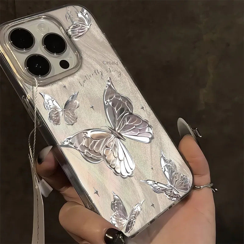 Metallic Butterfly Case