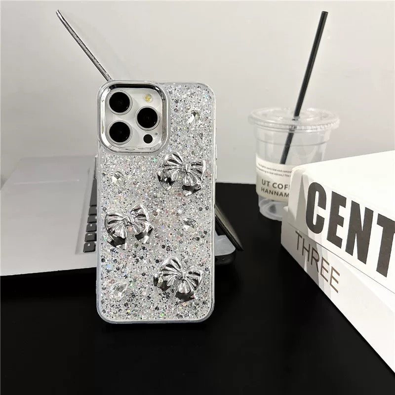 Silver Bowknot Case