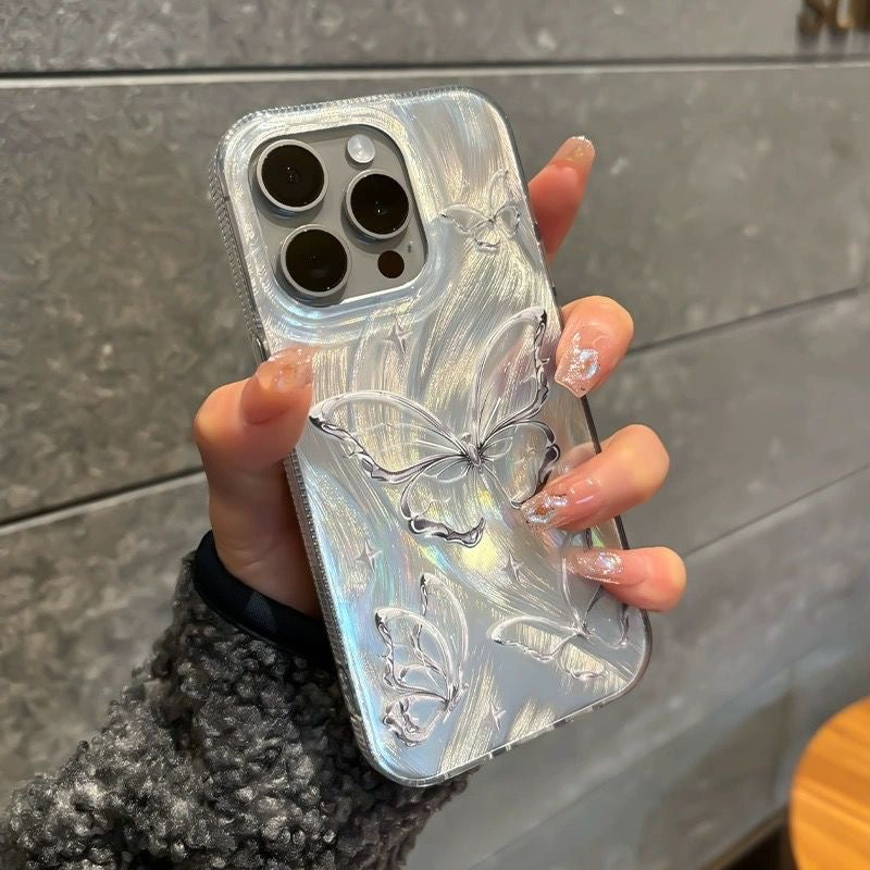Metallic Butterfly Case