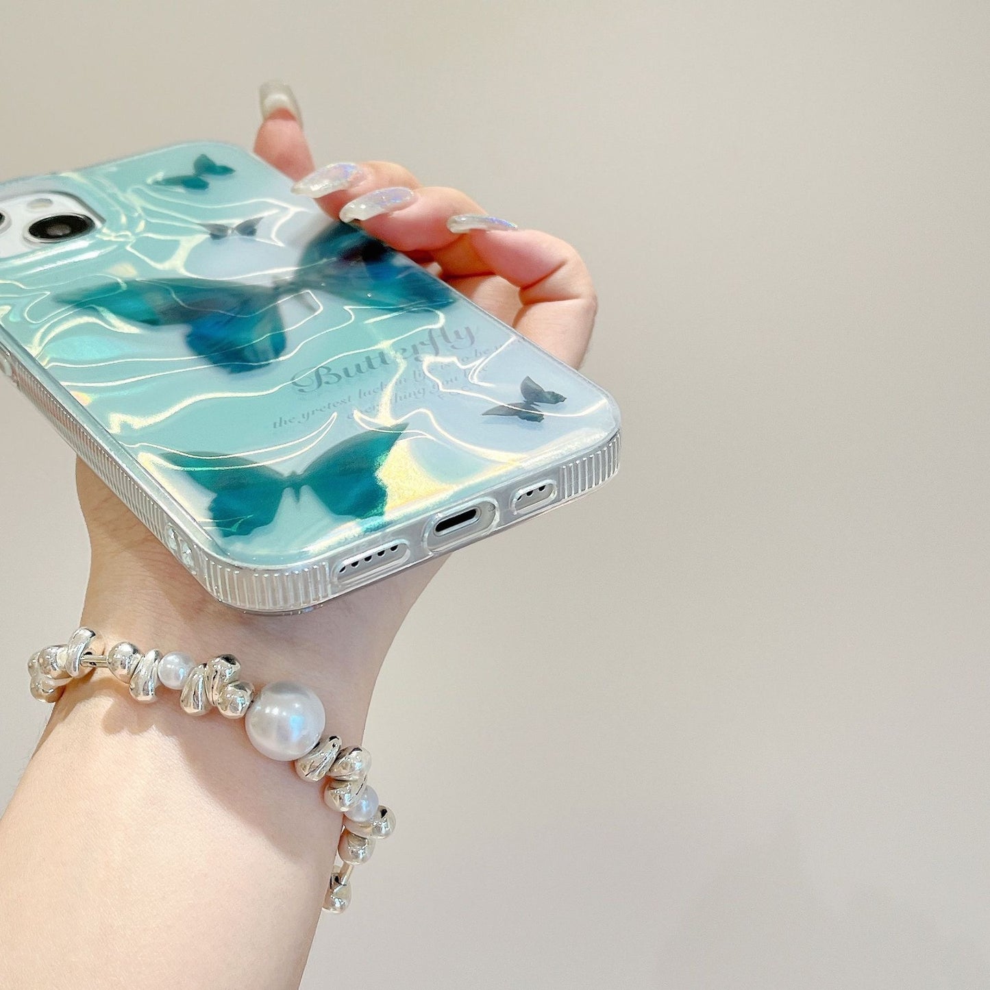 Green Butterfly Case