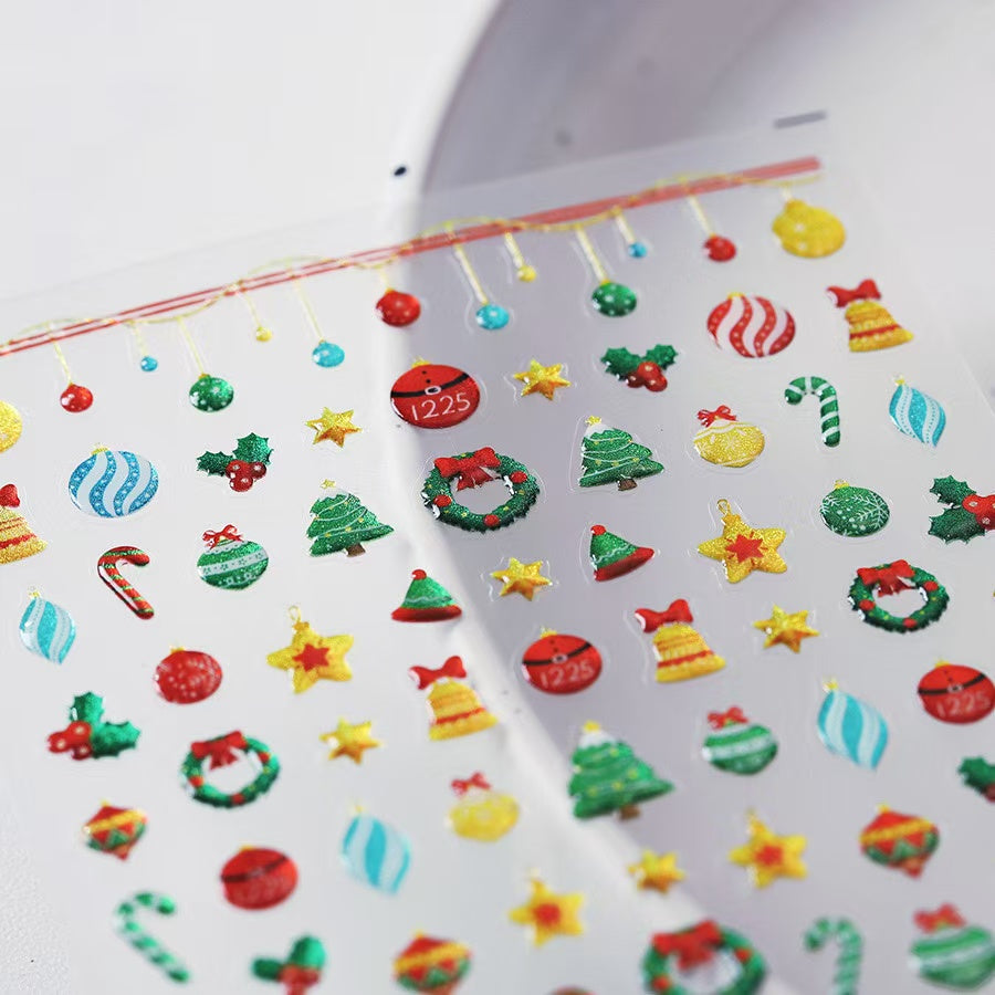 Holiday Vibe Nail Stickers