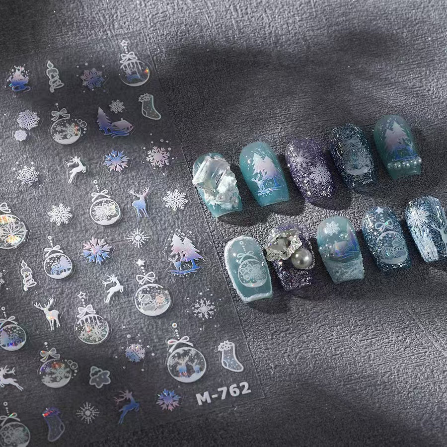 Holiday Vibe Nail Stickers