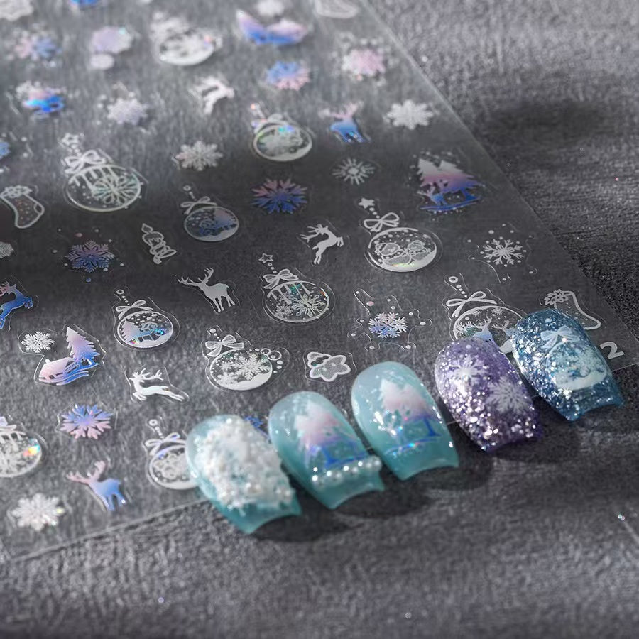 Holiday Vibe Nail Stickers