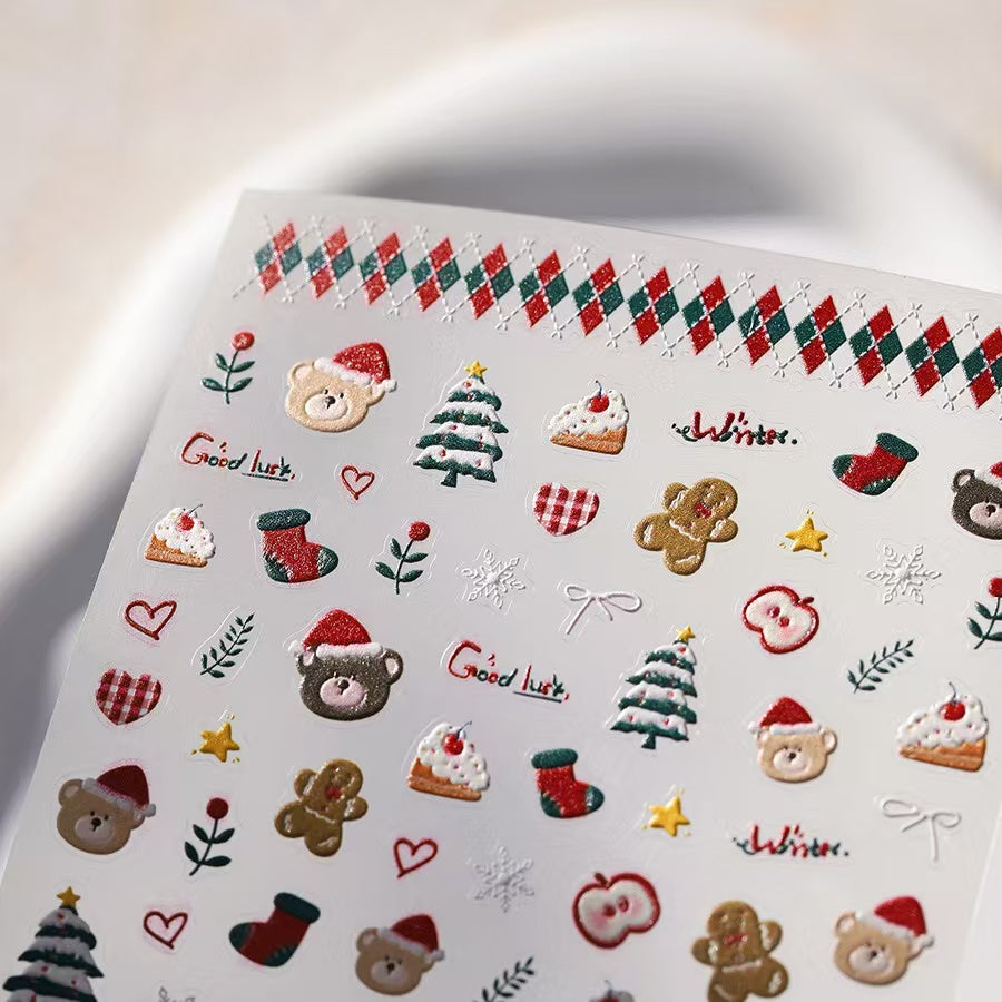 Holiday Vibe Nail Stickers