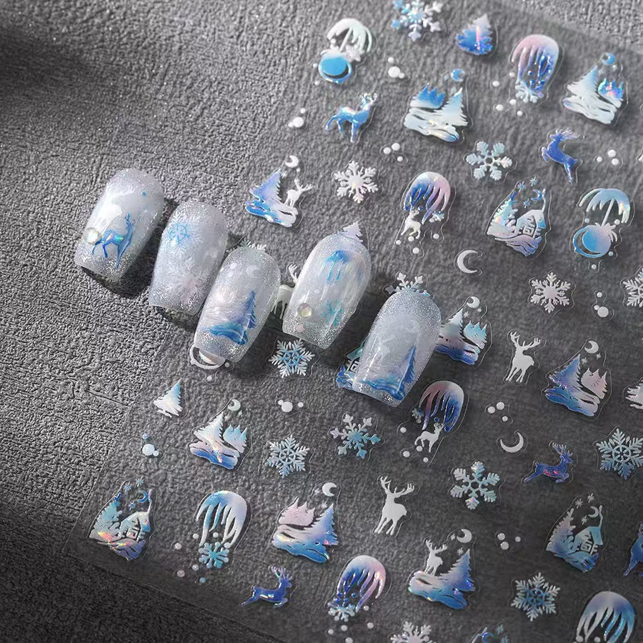 Holiday Vibe Nail Stickers