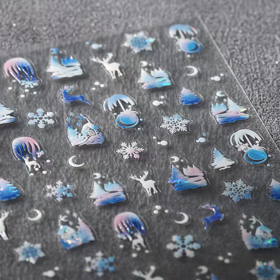 Holiday Vibe Nail Stickers