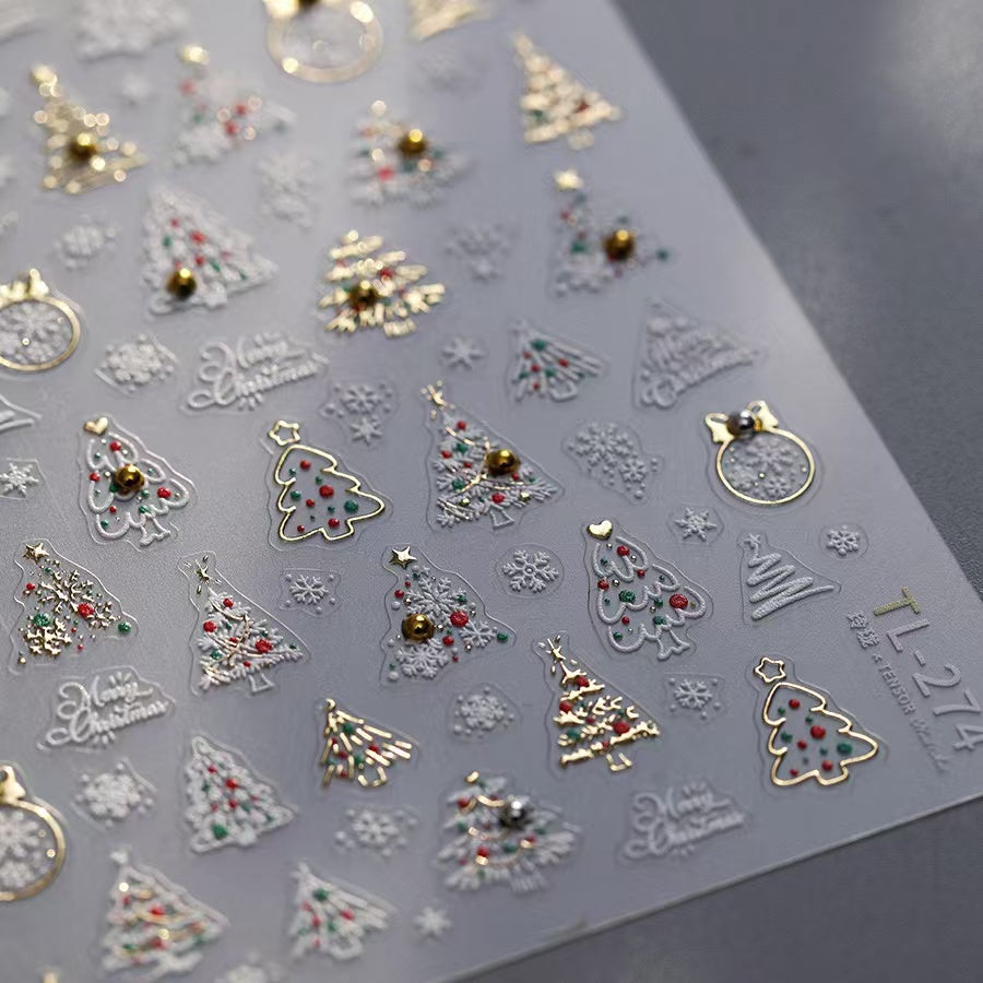 Holiday Vibe Nail Stickers