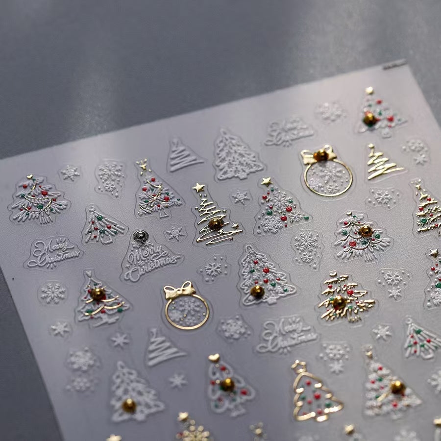 Holiday Vibe Nail Stickers