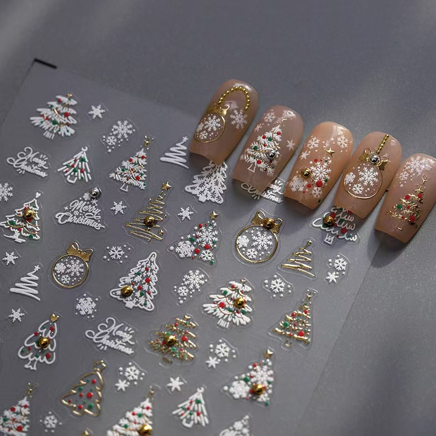 Holiday Vibe Nail Stickers