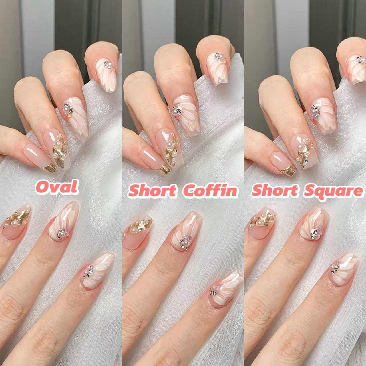 Dancing Floral Pattern(Nude)
