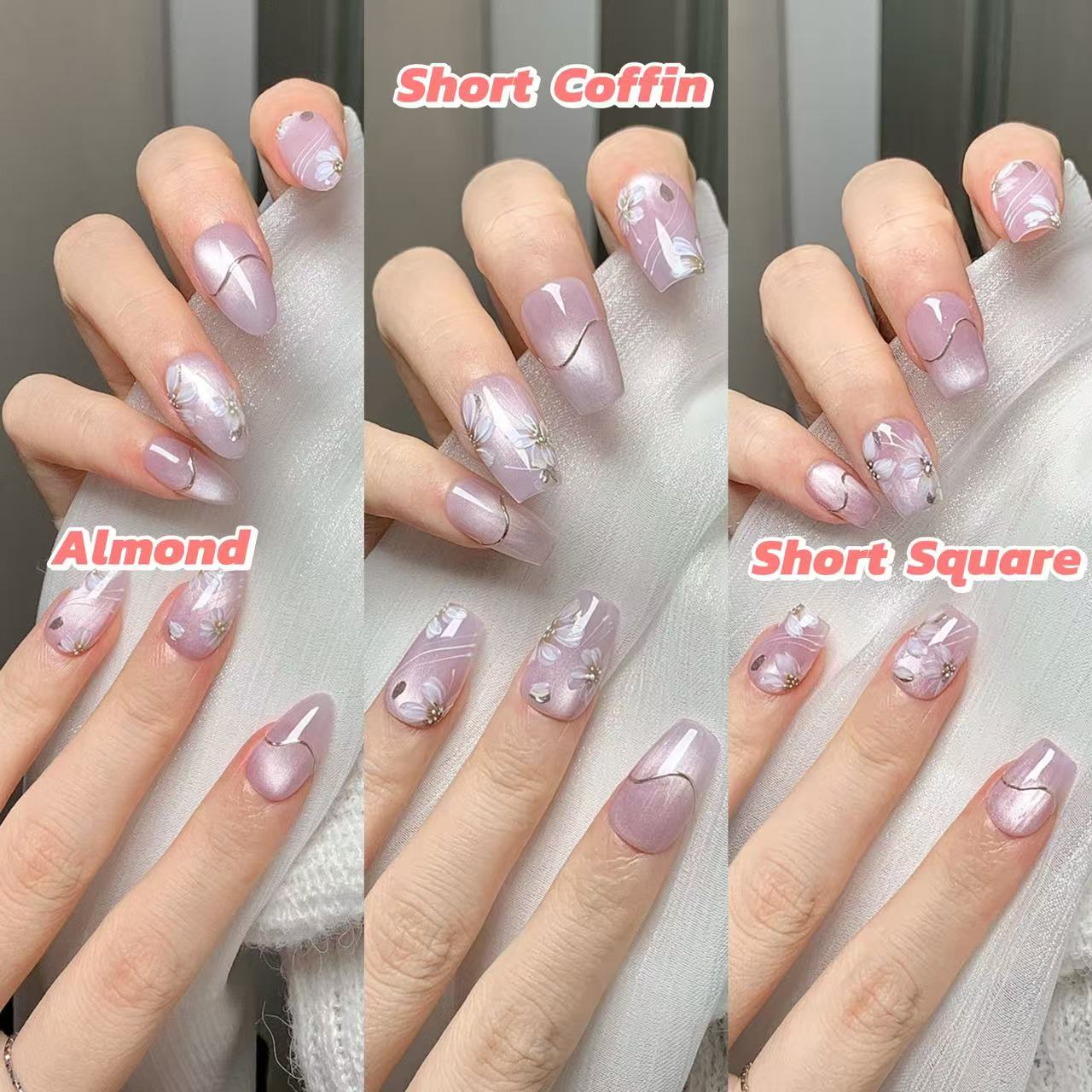 Dancing Floral Pattern(Pink)