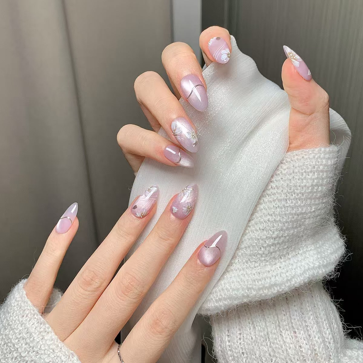 Dancing Floral Pattern(Pink)