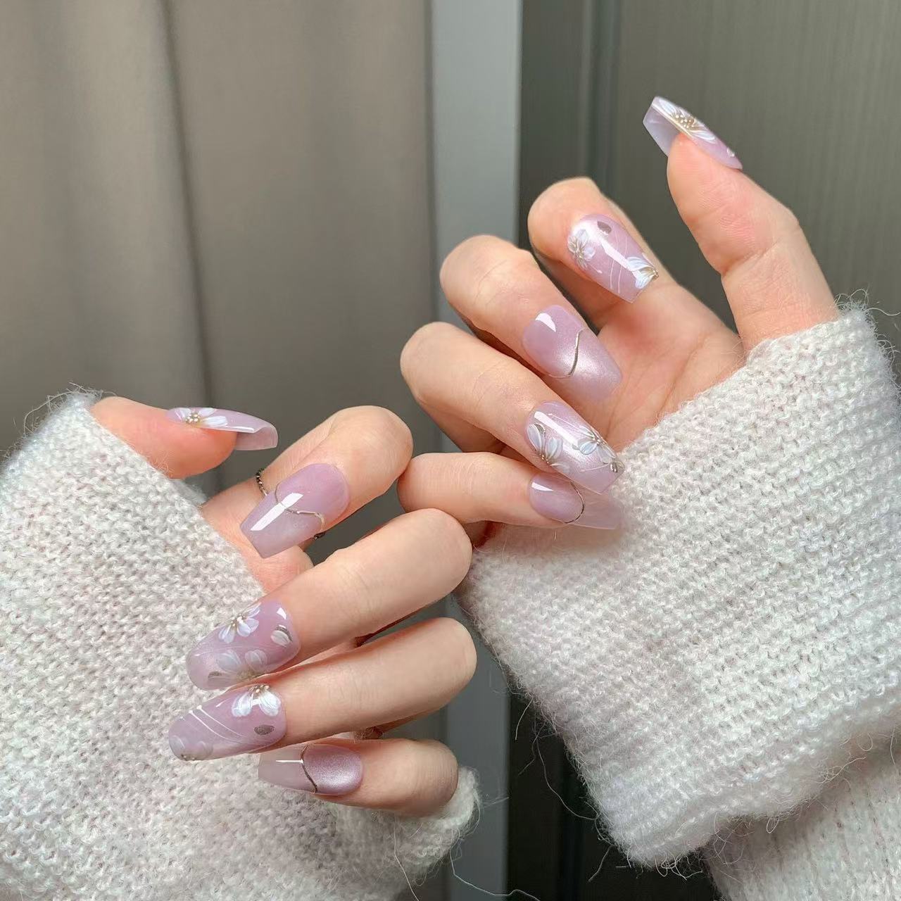 Dancing Floral Pattern(Pink)