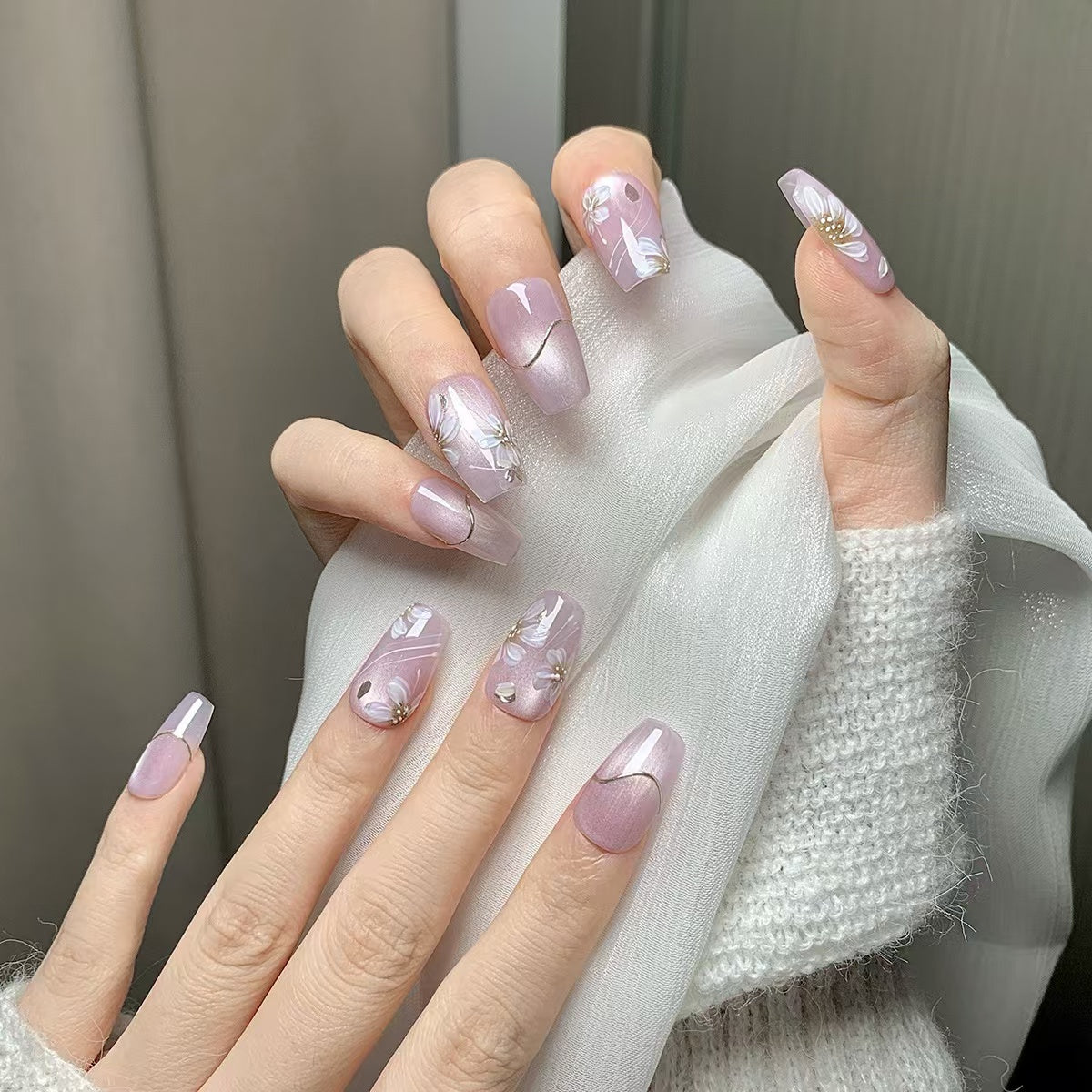 Dancing Floral Pattern(Pink)