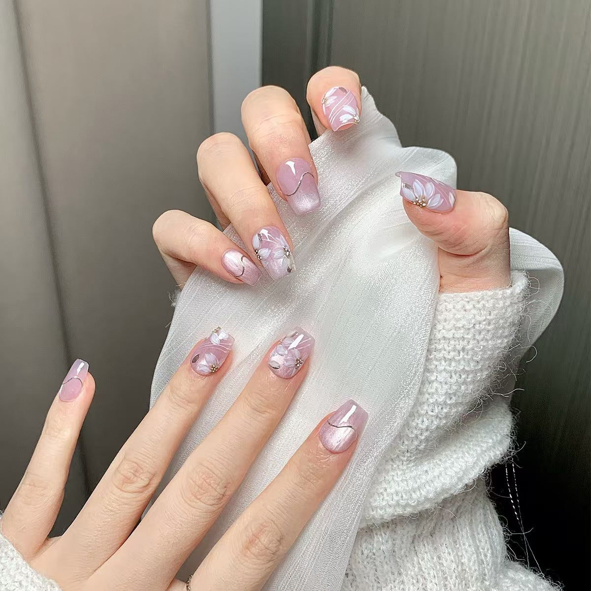 Dancing Floral Pattern(Pink)