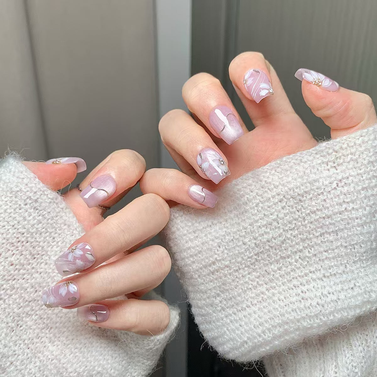 Dancing Floral Pattern(Pink)